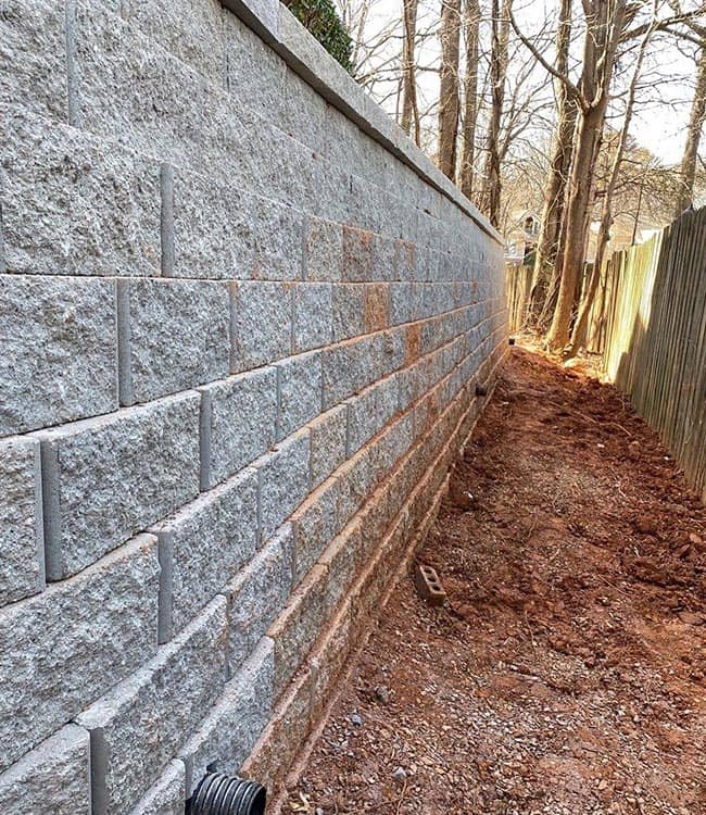 Retaining Walls - Our Services Page - Bright White Contractor LLC - brightwhitenc.com